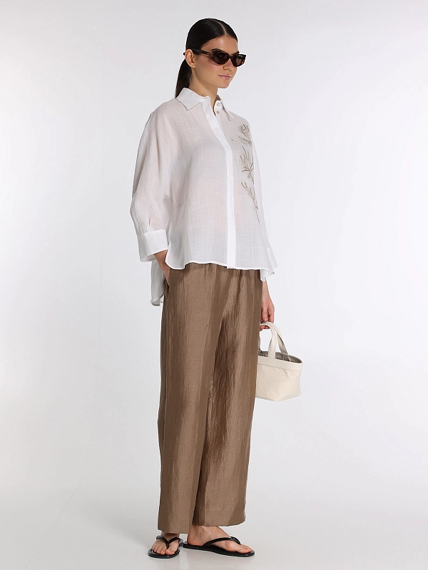 блузка TONET TO1783 цвет белый