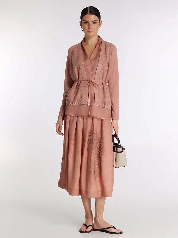 юбка TONET TO1786 цвет розовый