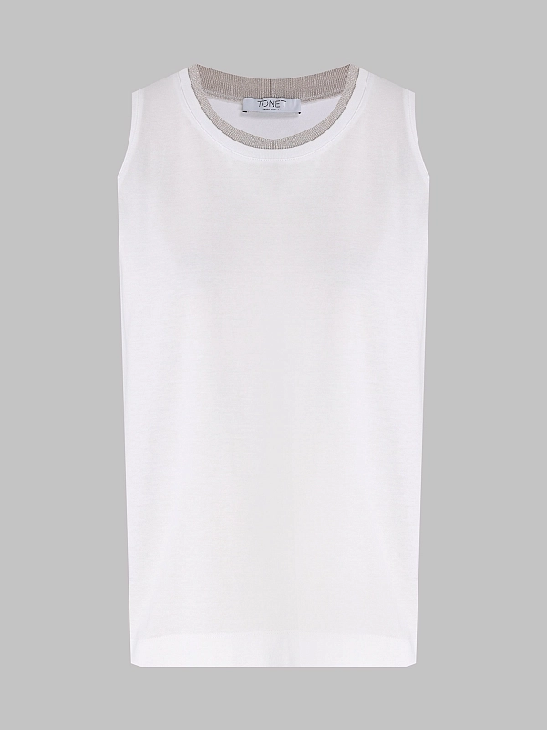 майка TONET TO1902 цвет белый