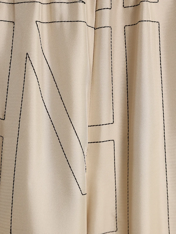 брюки TOTEME 213-255-707-926 цвет молочный