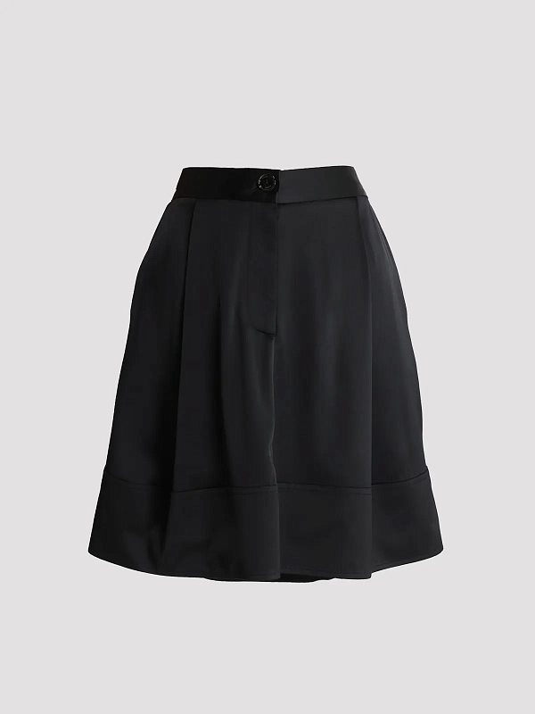 юбка TOTEME 252-WRB0275-FB0368-001 цвет черный