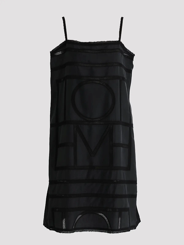 платье TOTEME 253-WRD0266-FB0491-263 цвет темно-серый