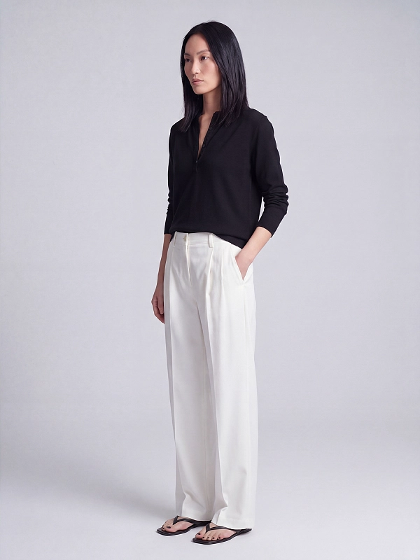 пуловер TOTEME 253-WRT0524-YA0190-001 цвет черный