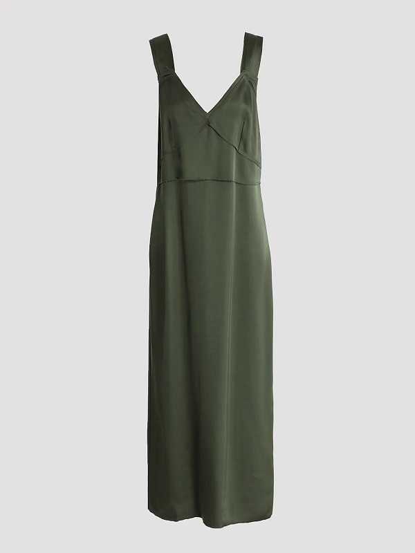 платье TOTEME 262-WRD0338-FB0526-123 цвет зеленый