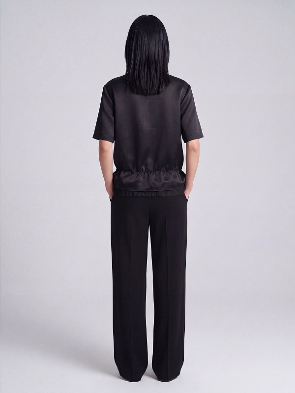 блузка TOTEME 262-WRT0714-FB0623-001 цвет черный