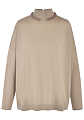 Brunello Cucinelli свитер M14817904 коричнево-бежевый