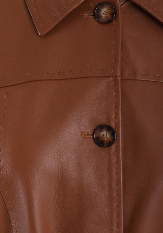 Max Mara жакет кожаный OSTE