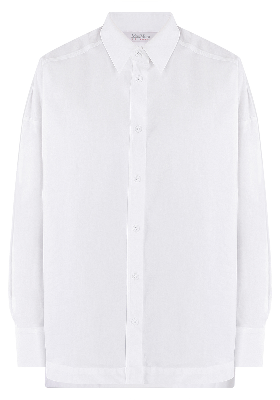 Рубашка Max Mara RISPOLI цвет белый - купить в интернет-магазине online ...