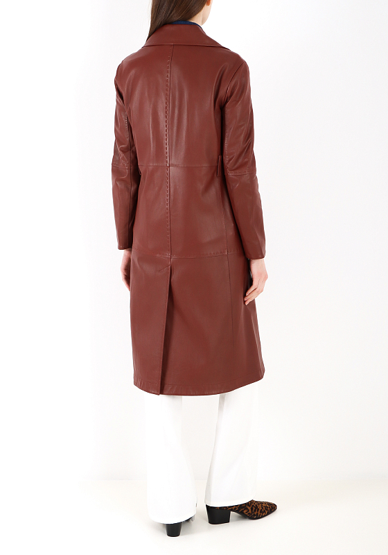 Max Mara тренч кожаный CAVALLO