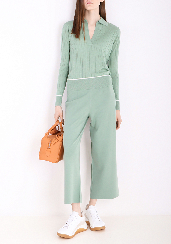 Max Mara брюки трикотажные ECRU