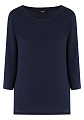 Max Mara Weekend лонгслив MULTIA темно-синий