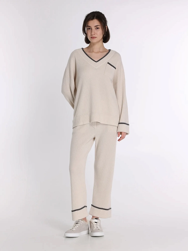 Brunello Cucinelli брюки трикотажные M12189499