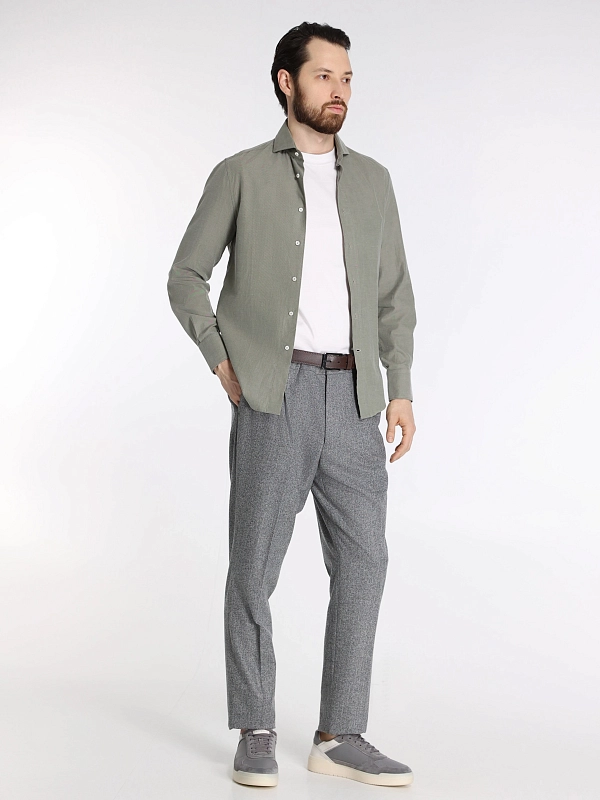 Brunello Cucinelli брюки на кулиске ME258E1740