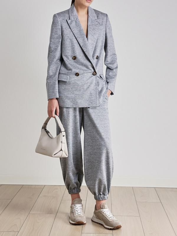 Brunello Cucinelli брюки трикотажные MH985BZ999