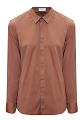 Brunello Cucinelli рубашка MP091MA206 коричневый