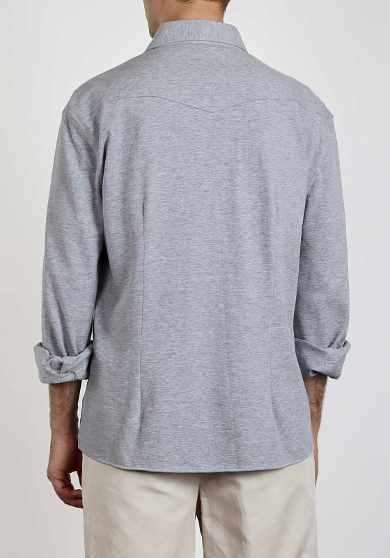 Brunello Cucinelli рубашка трикотажная M0T636666