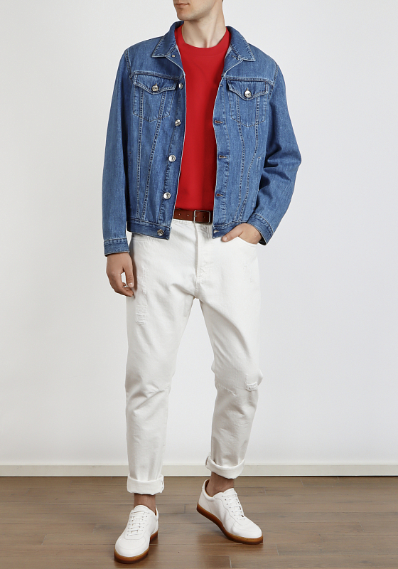 Brunello Cucinelli куртка джинсовая M0Z376844