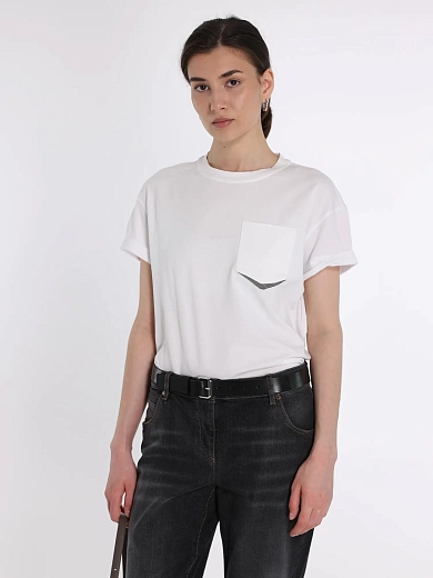 футболка Brunello Cucinelli MPT18BD400