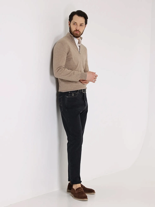 джемпер поло Brunello Cucinelli M2200B2212 цвет темно-бежевый