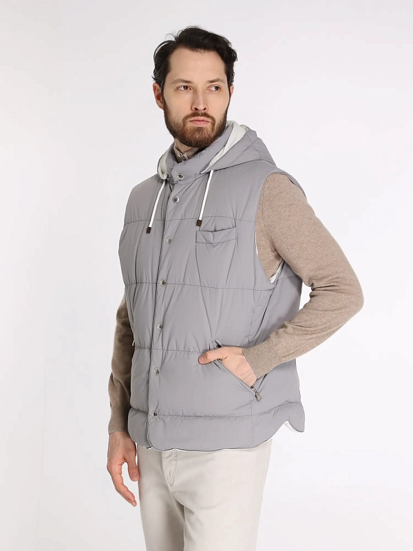 Brunello Cucinelli жилет пуховый MM4031162