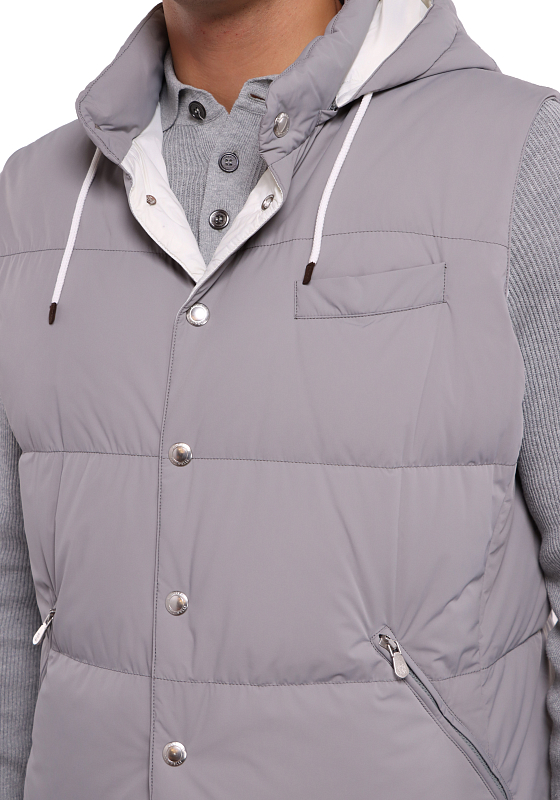 Brunello Cucinelli жилет пуховый MM4031162