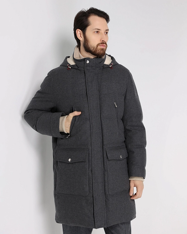 Brunello Cucinelli пуховик MM4851827