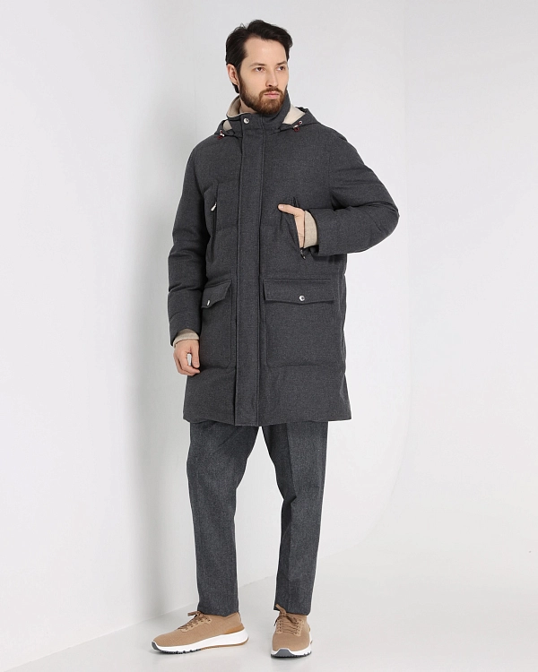 Brunello Cucinelli пуховик MM4851827
