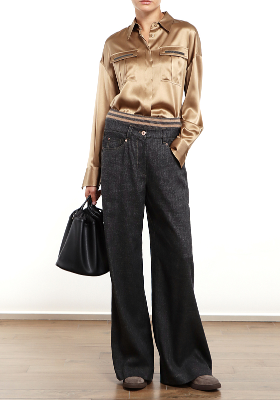 Brunello Cucinelli блузка MPC59MV816