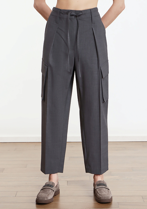 Brunello Cucinelli брюки карго MPW07P8312