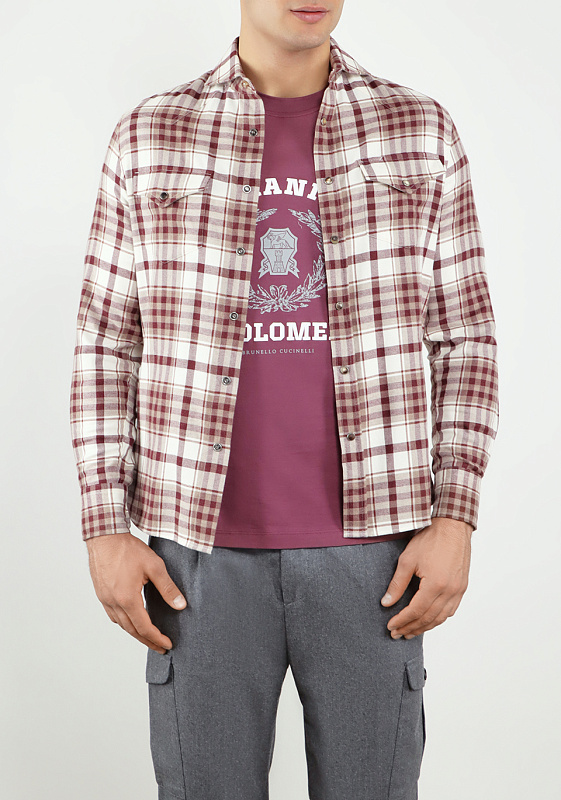 Brunello Cucinelli рубашка MY616B2153