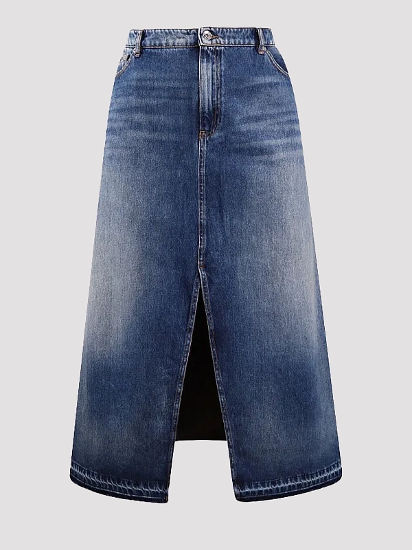 Marina Rinaldi юбка джинсовая CANARINO