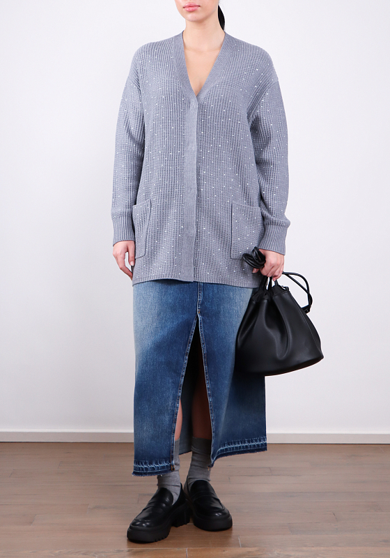 Marina Rinaldi юбка джинсовая CANARINO