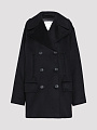 Max Mara пальто короткое MARTORA черный