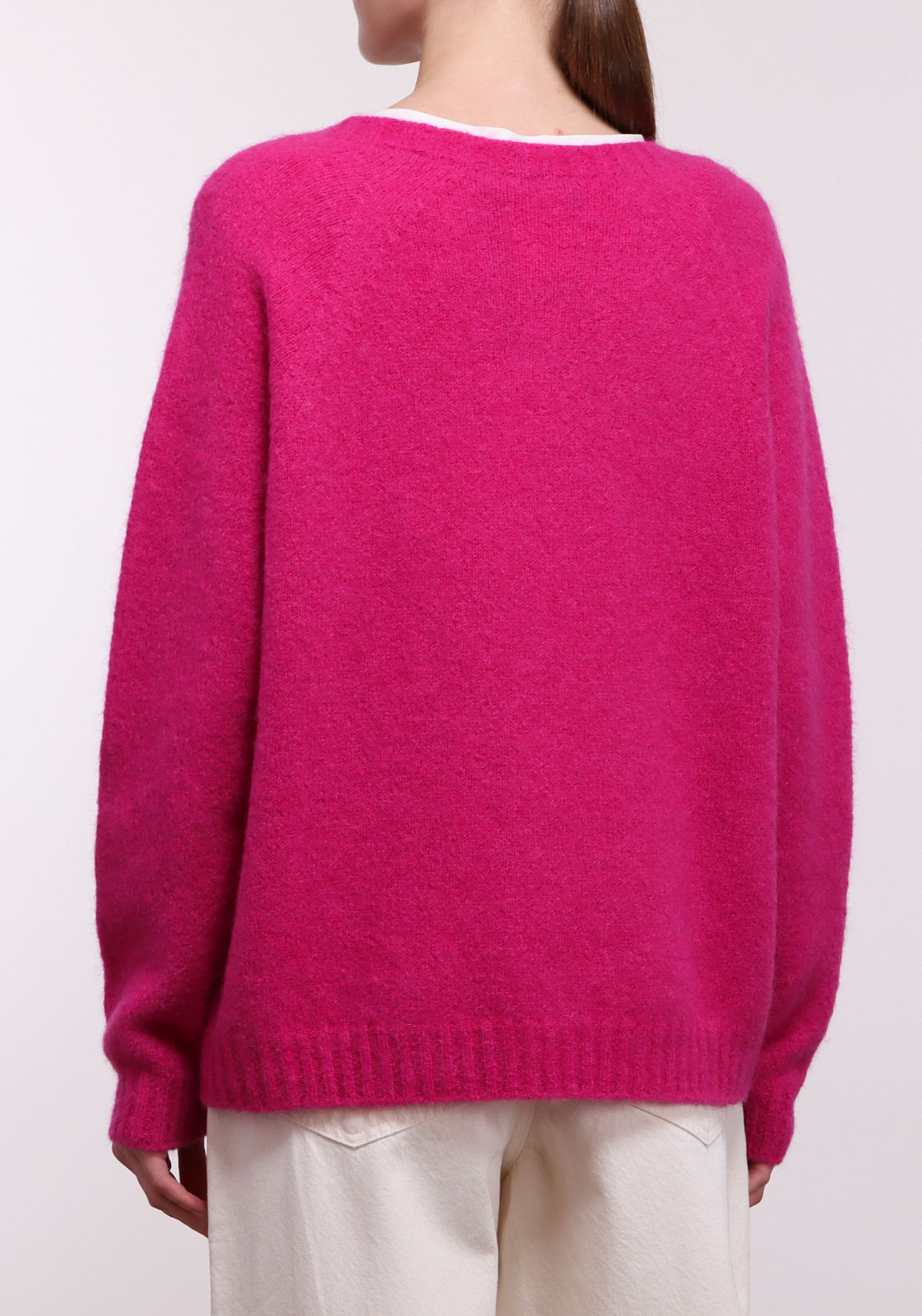 Weekend By Max Mara T GHIACCI Wool Blend Fuchsia Jumper 536612296 Col 005 main image 0