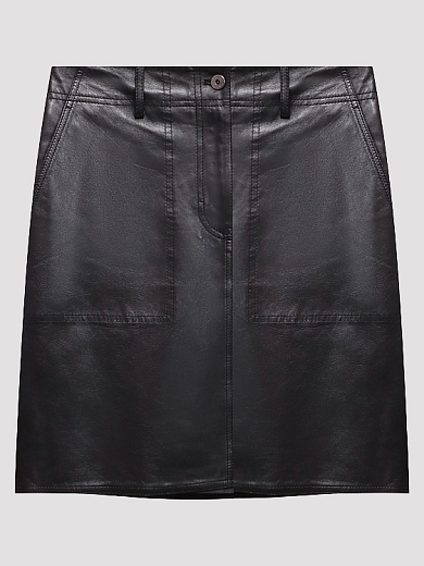 юбка кожаная Max Mara Weekend DRY