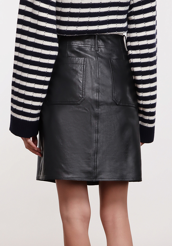 Max Mara Weekend юбка кожаная DRY