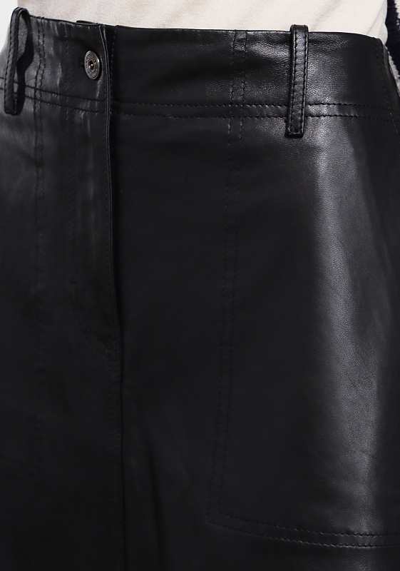 Max Mara Weekend юбка кожаная DRY