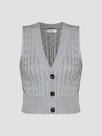 жилет трикотажный Brunello Cucinelli MDV797416