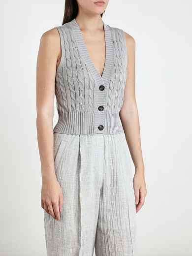 жилет трикотажный Brunello Cucinelli MDV797416