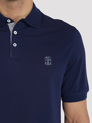 поло футболка Brunello Cucinelli ME8548765
