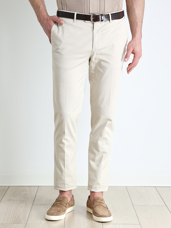 брюки Brunello Cucinelli M289LI1770 цвет лен