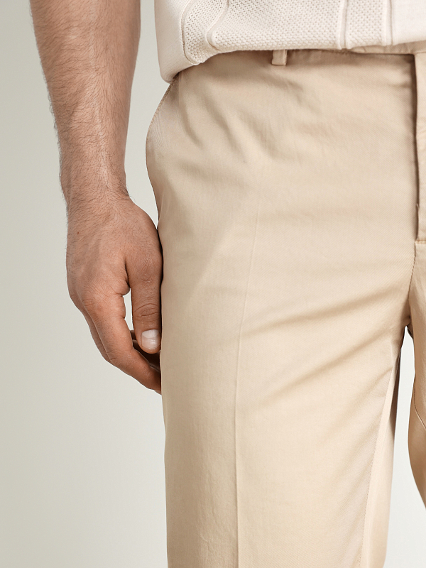 брюки Brunello Cucinelli M289LI1770 цвет песочный