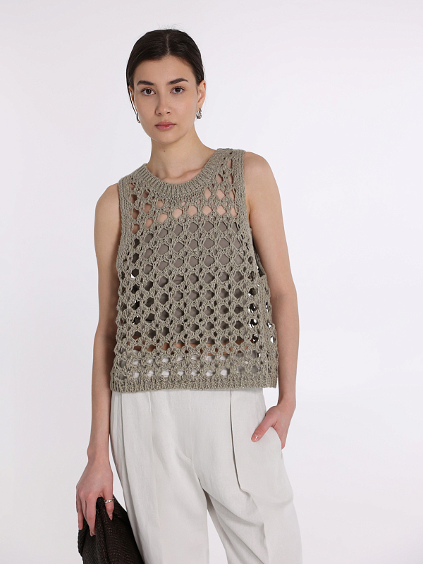 Brunello Cucinelli топ трикотажный M3Y371020