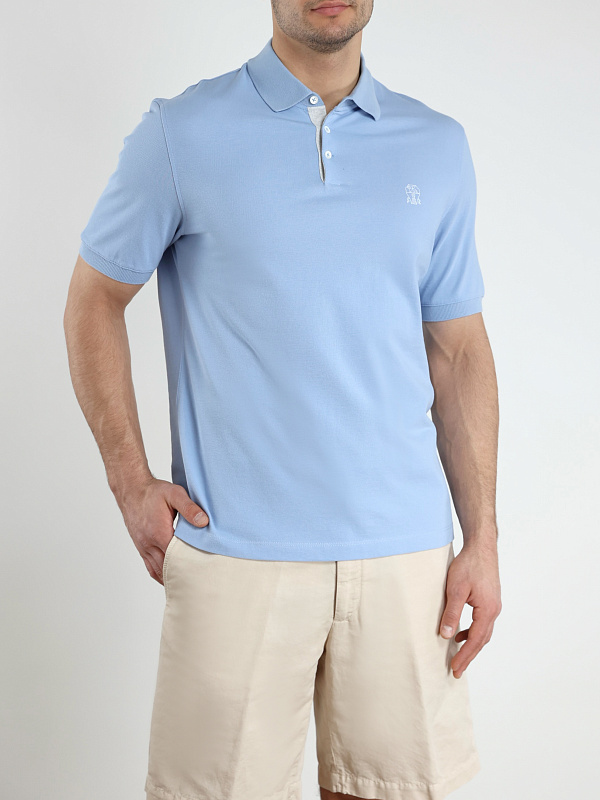 Brunello Cucinelli поло футболка ME8548765