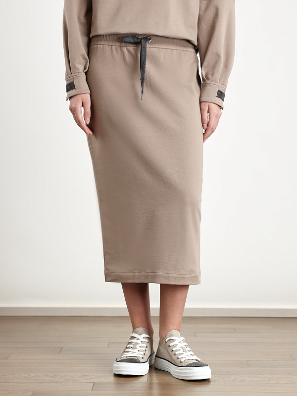 Brunello Cucinelli юбка спортивная MH827B1220