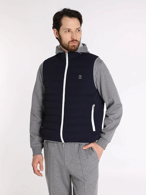 Brunello Cucinelli жилет пуховый MM4037460G
