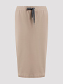 Brunello Cucinelli юбка спортивная MH827B1220 кофе