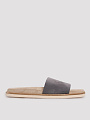 Brunello Cucinelli шлепанцы MZUSILY316 серый
