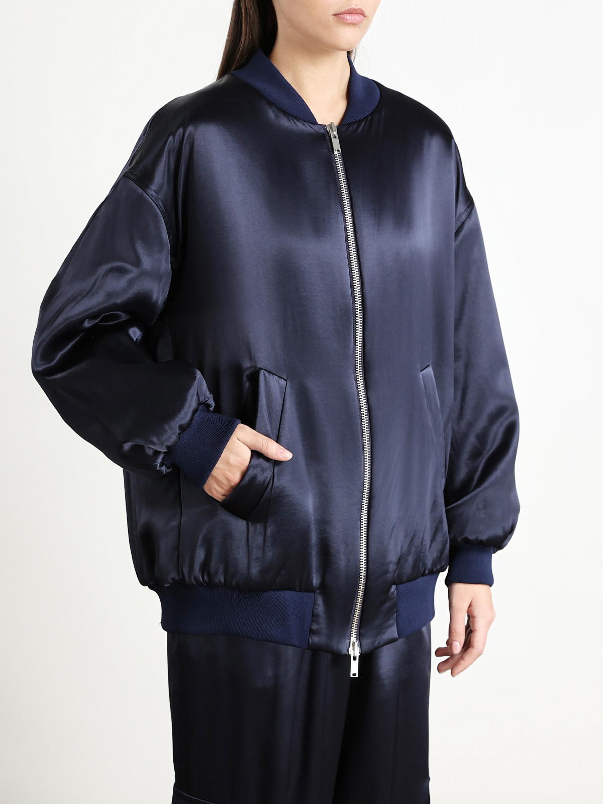 Ветровка Erika Cavallini P4SS01 цвет синий - купить в