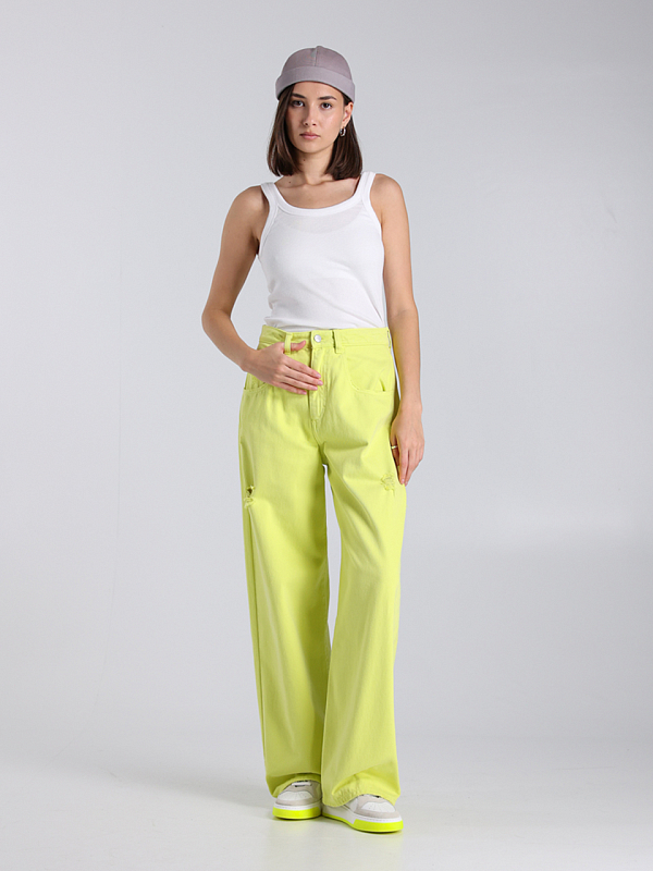 джинсы Icon Denim POPPYID894 цвет лайм